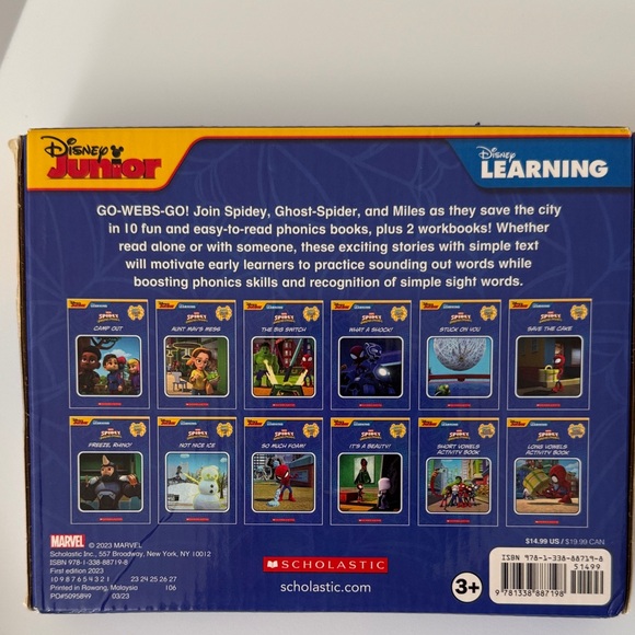 Marvel Spidey Learning Adventure Book Set - Picture 10 of 13